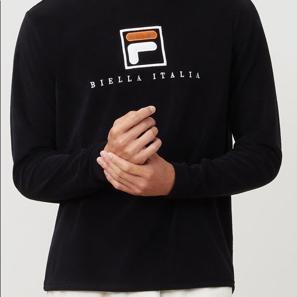 Long Sleeve FILA crew shirt: terrycloth - Picture 5 of 5